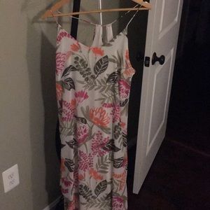 Floral halter dress